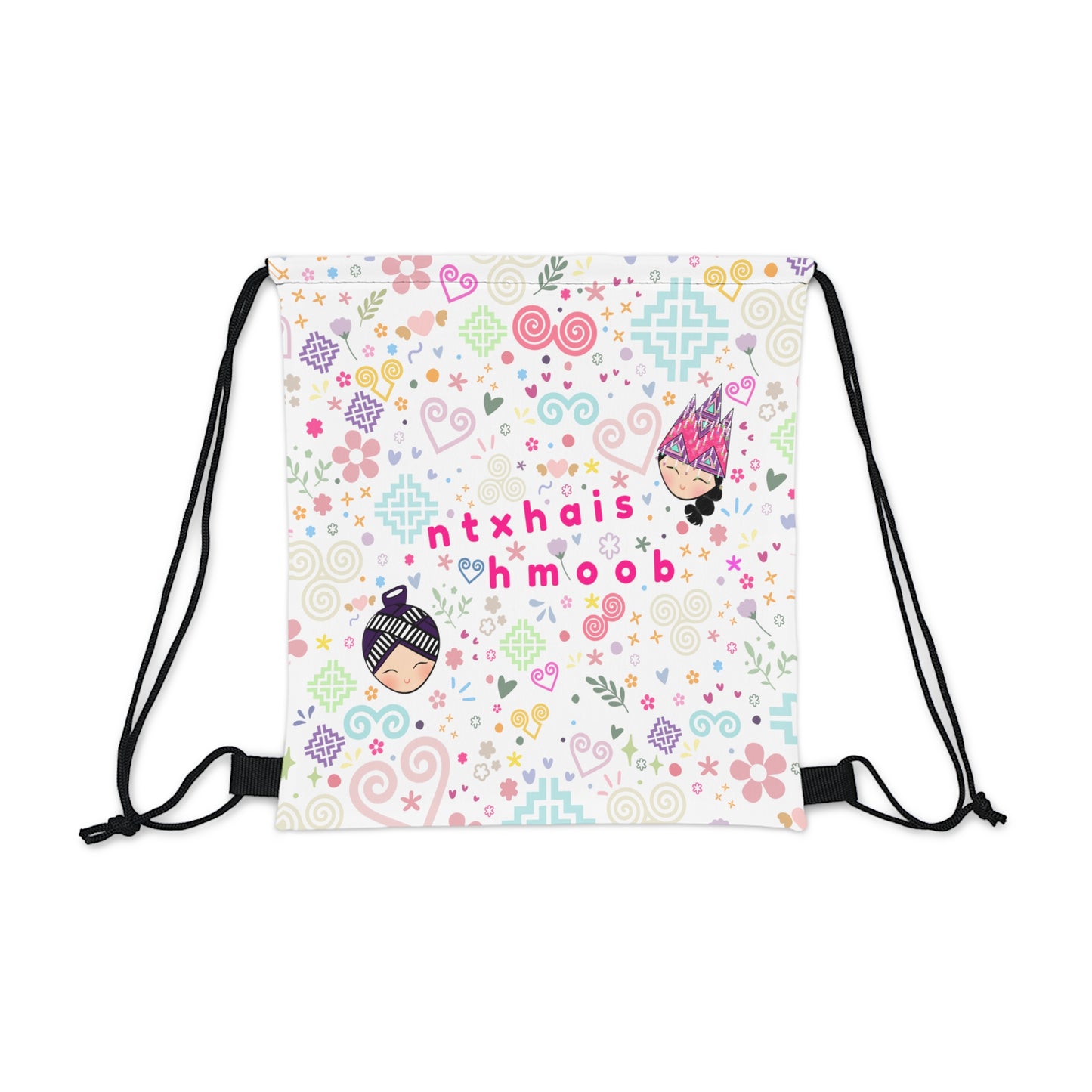 Ntxhais Hmoob Drawstring Bag