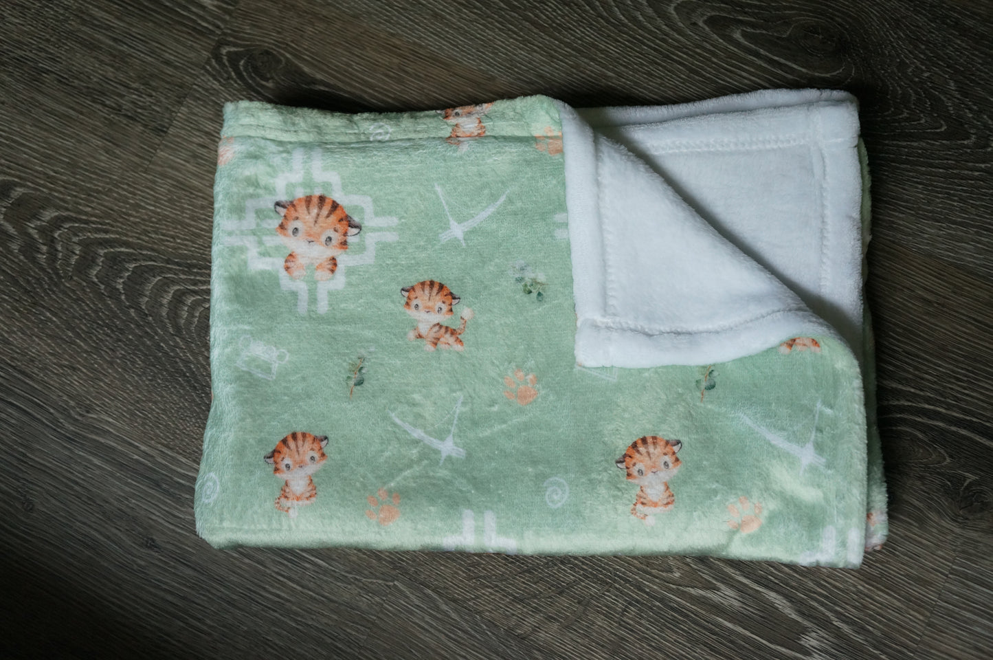Tiger Cub Minky Blanket