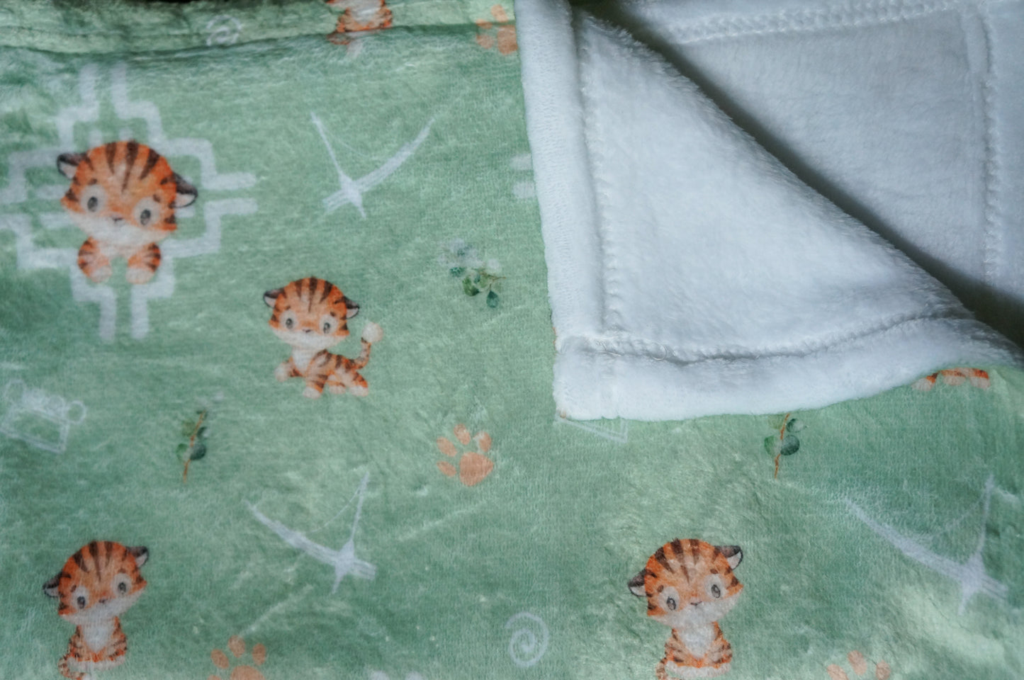 Tiger Cub Minky Blanket