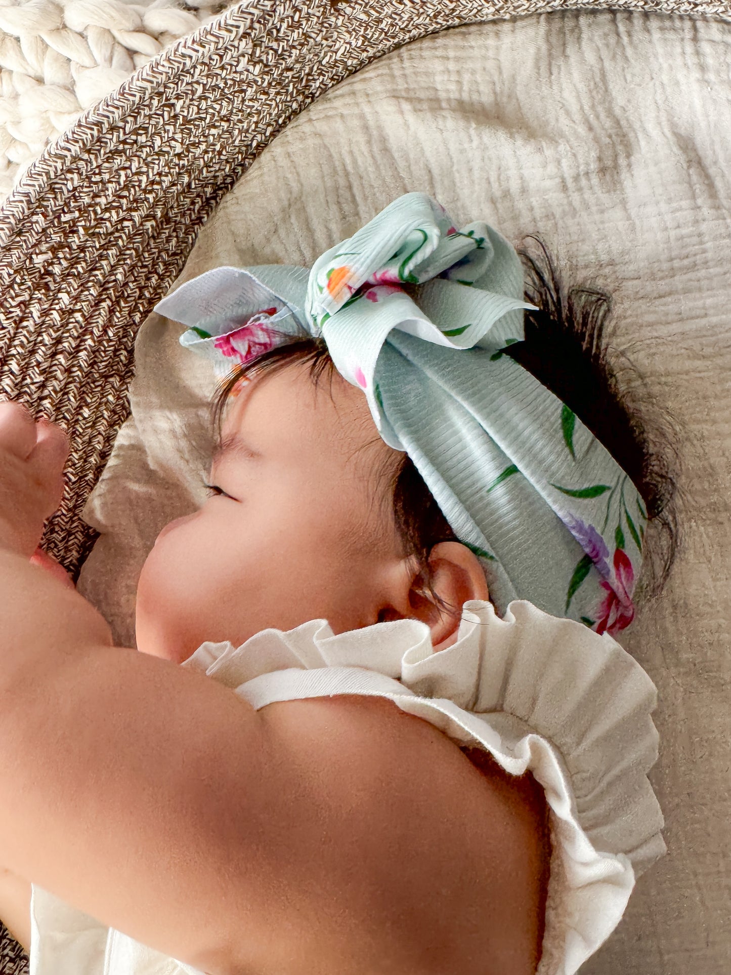 Meadow High Waist Rib Knit Bummies & Bow