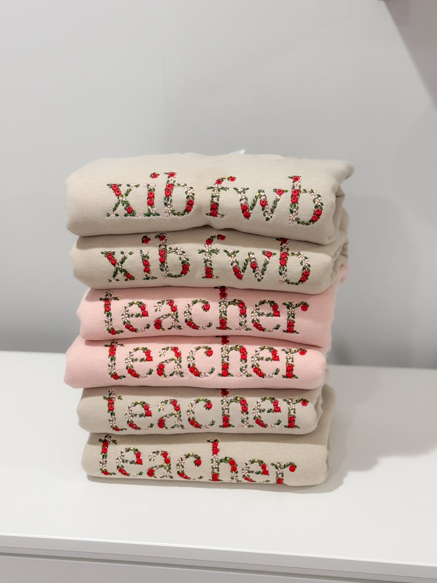 Embroidered Xib Fwb Sweater