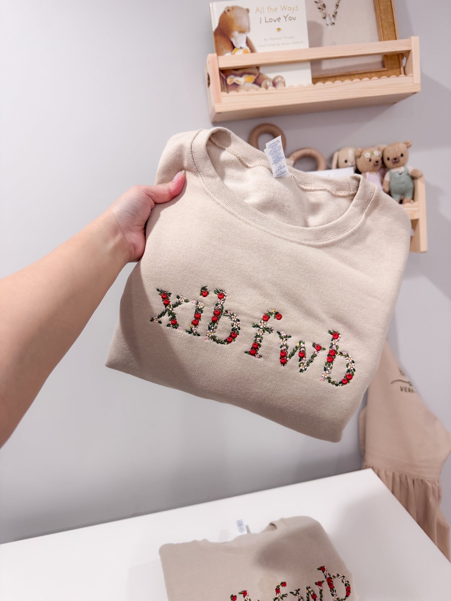 Embroidered Xib Fwb Sweater