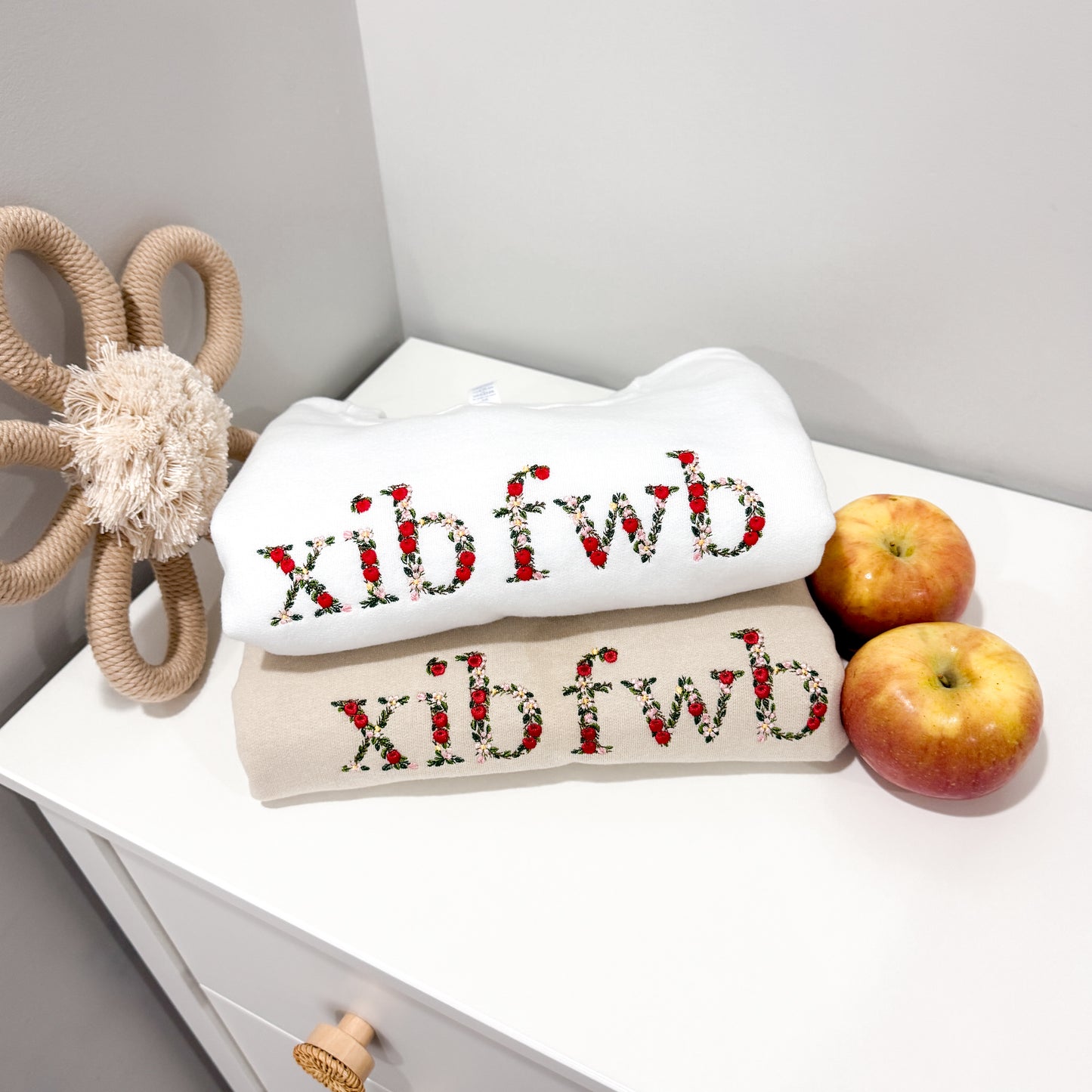 Embroidered Xib Fwb Sweater