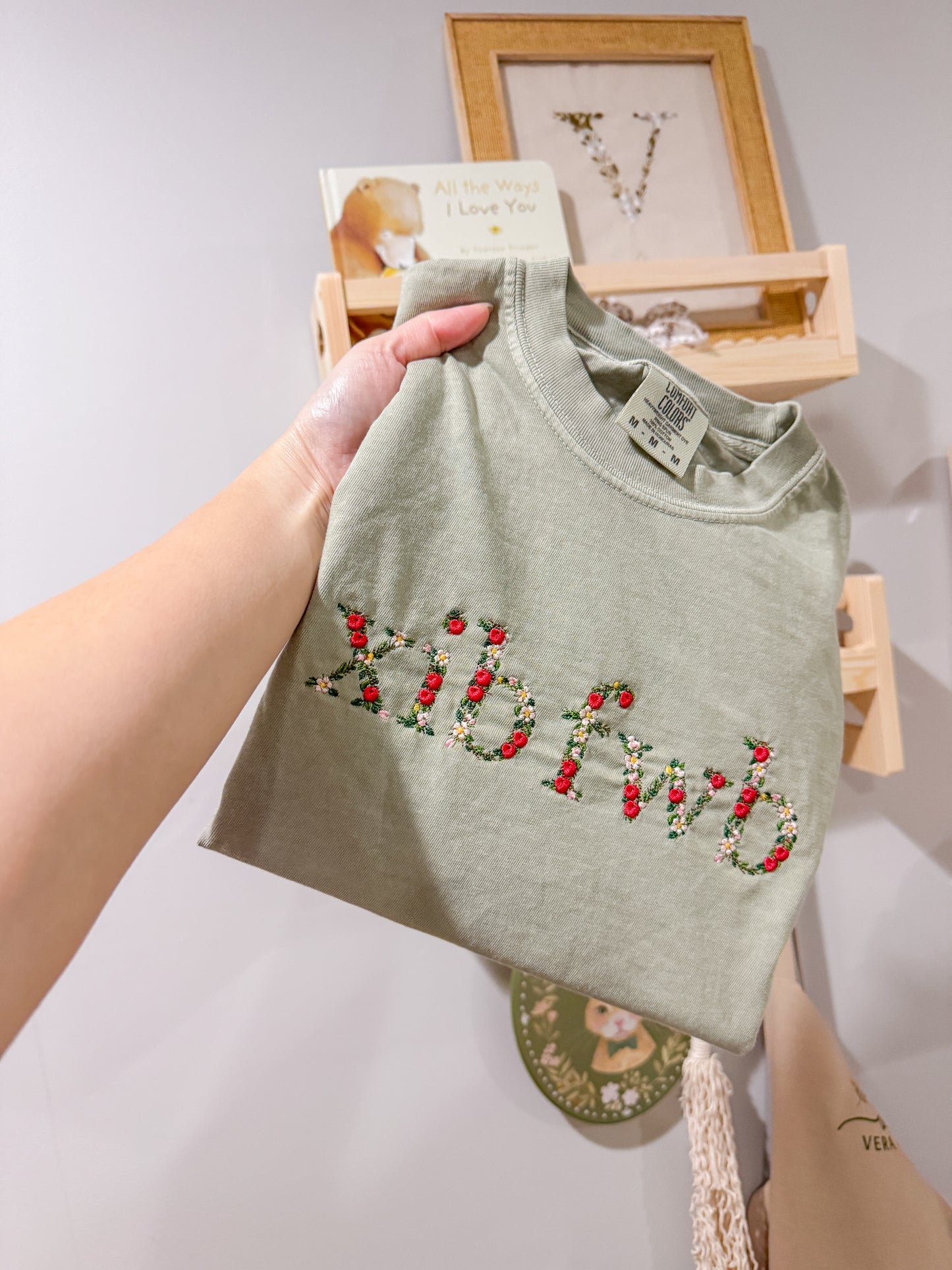 Embroidered Teacher T-shirt