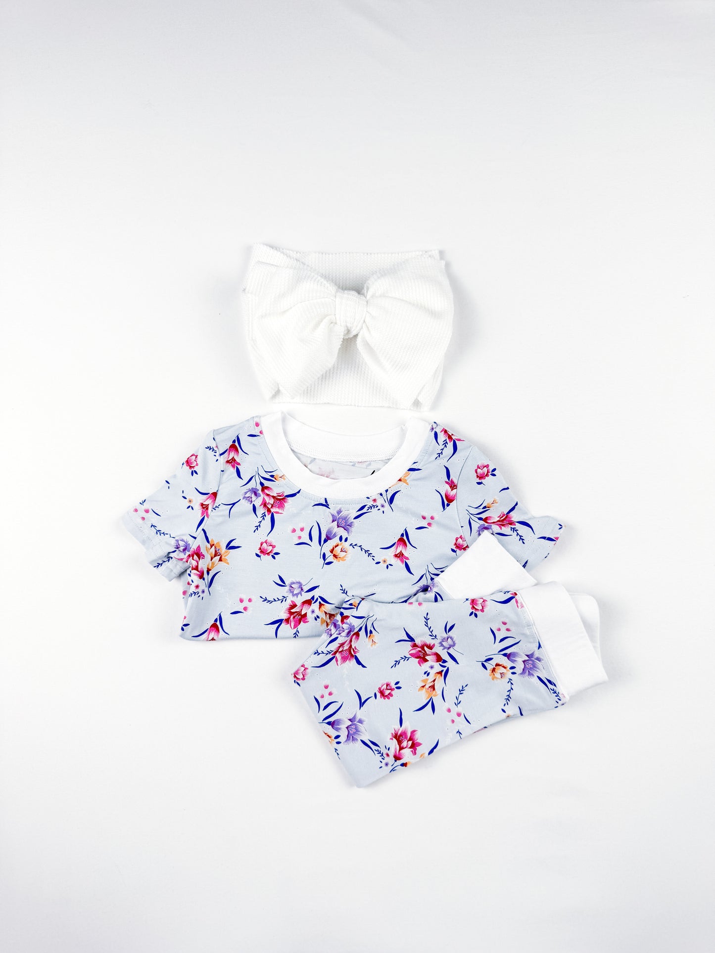 Blue Blossom Kids Two-Piece Bamboo Pajama