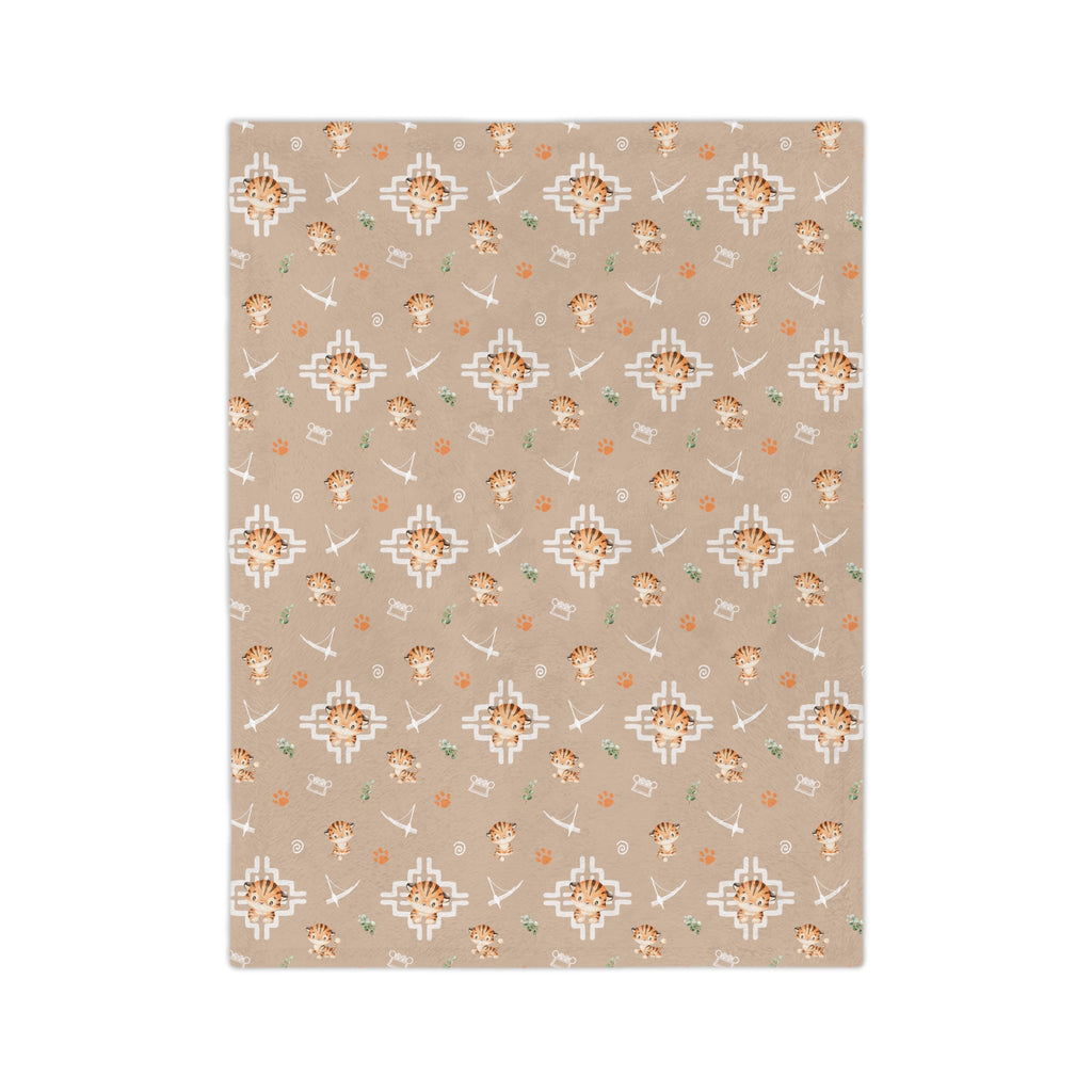 Tiger Cub Minky Blanket
