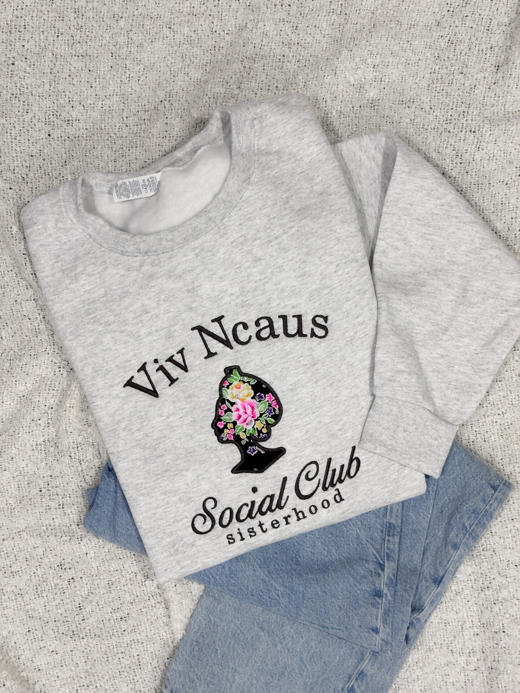 Viv Ncaus Social Club Crewneck- OCTOBER PRE-ORDER
