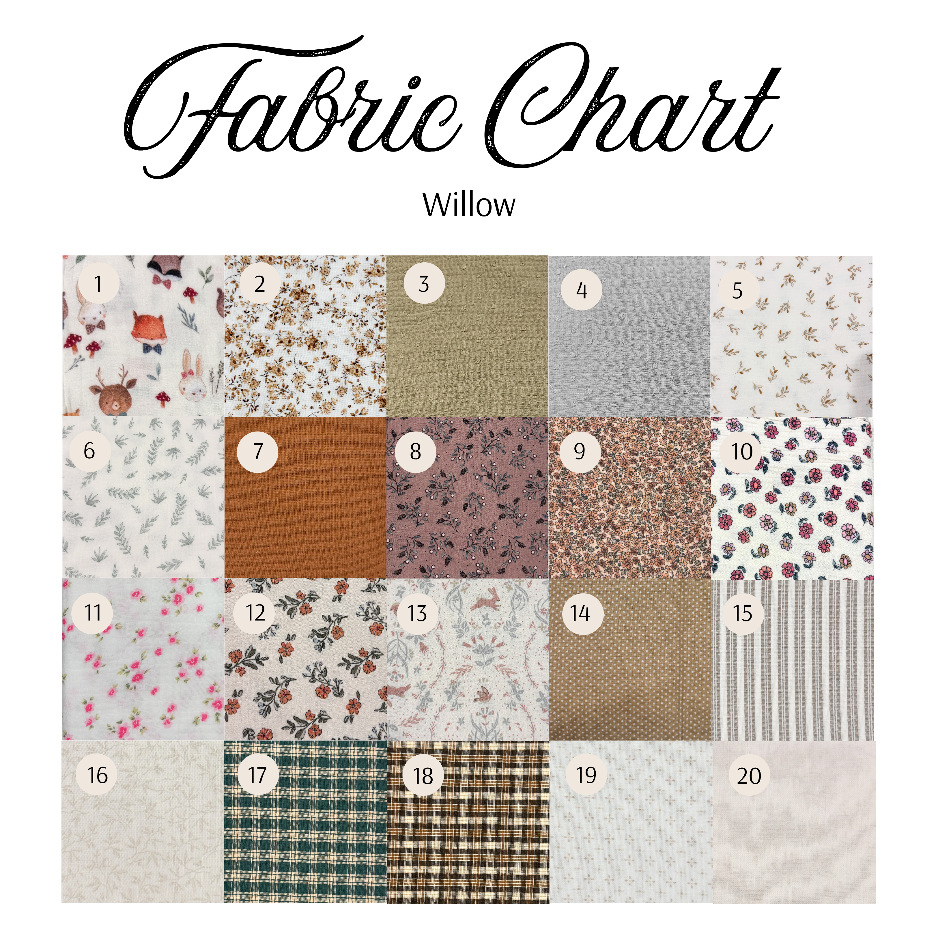 Custom Fabric Name Garland