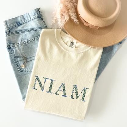 NIAM (mama) Embroidered Floral Tee