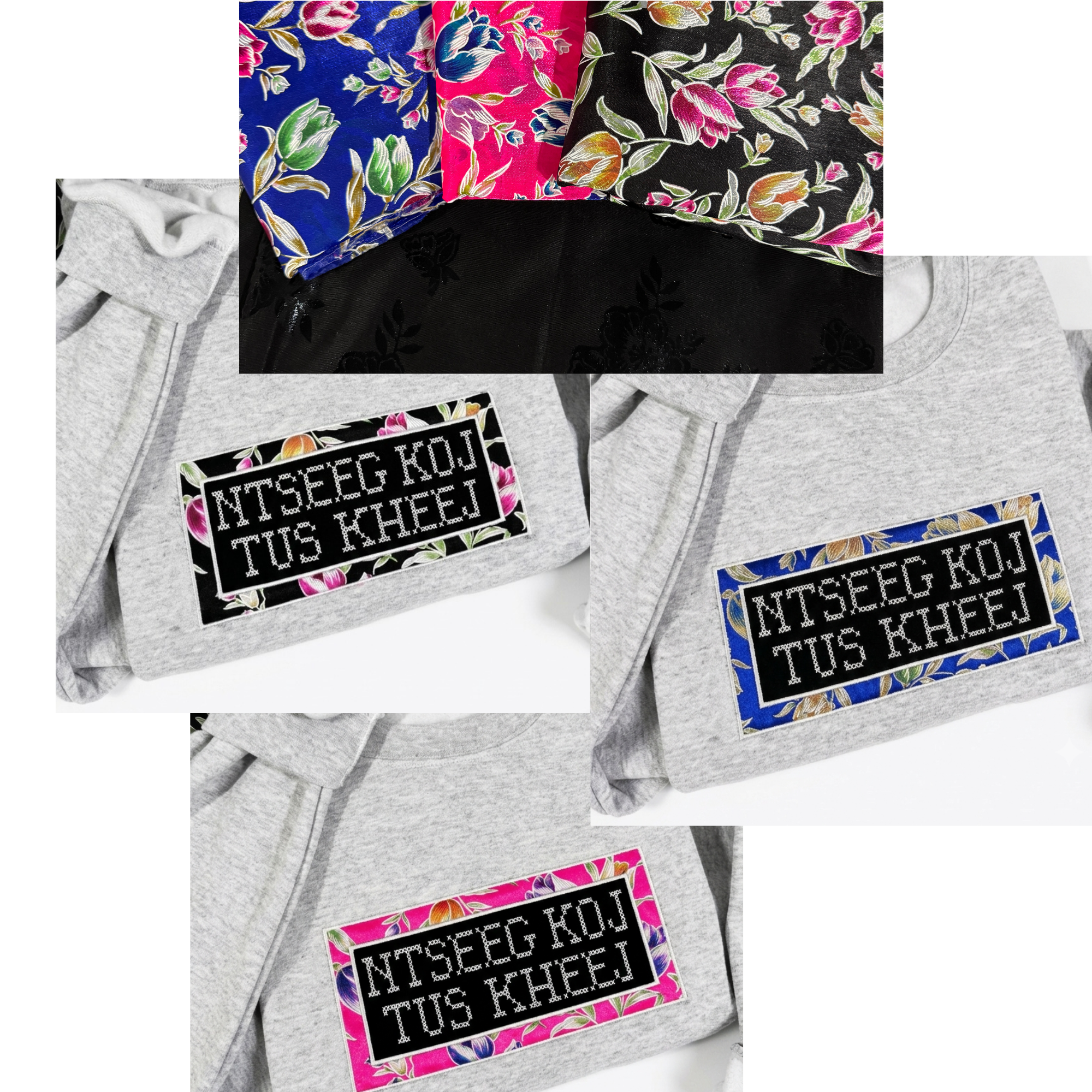 Custom Lis Loos Border Crewneck