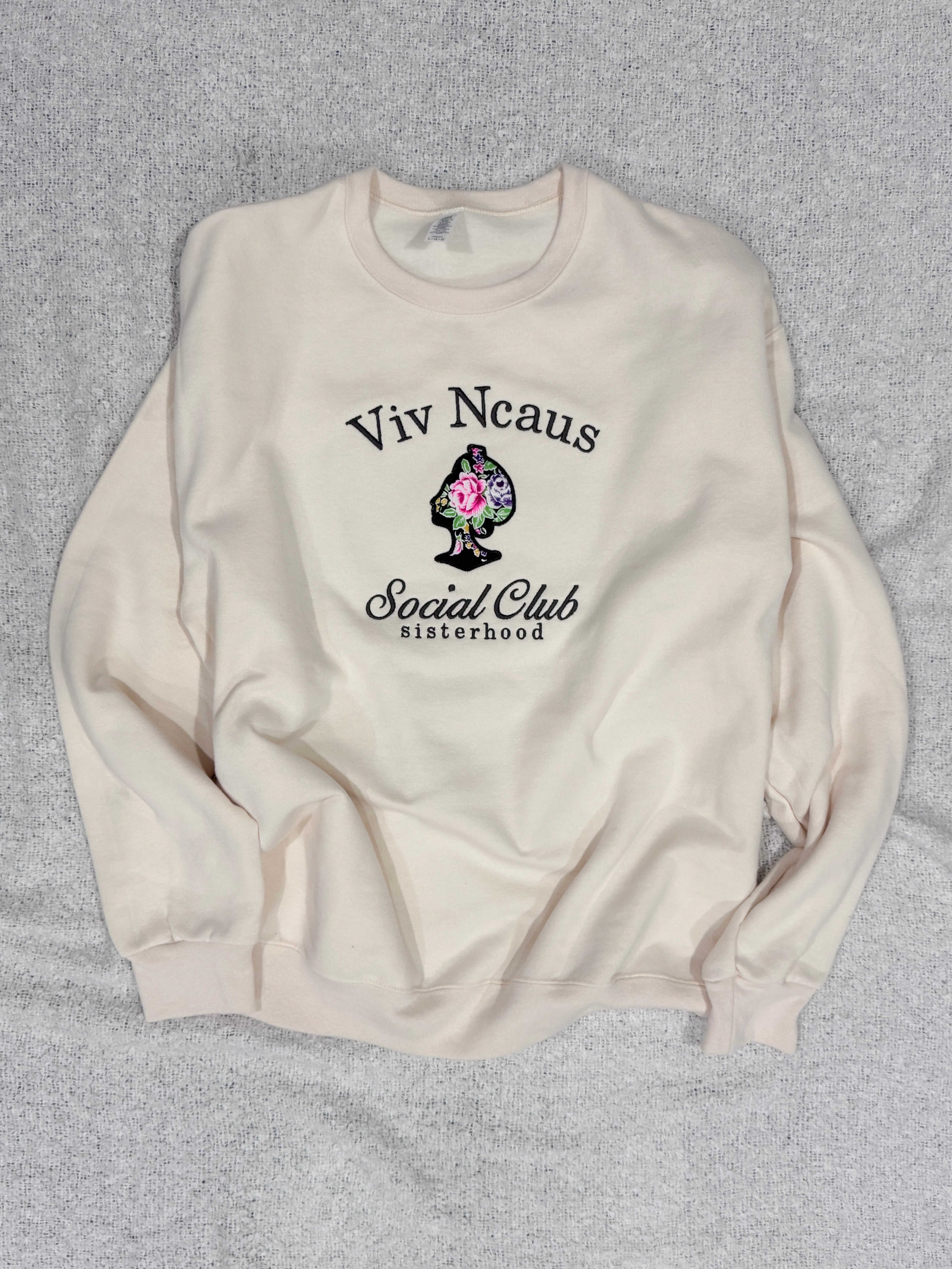 Viv Ncaus Social Club Crewneck- OCTOBER PRE-ORDER