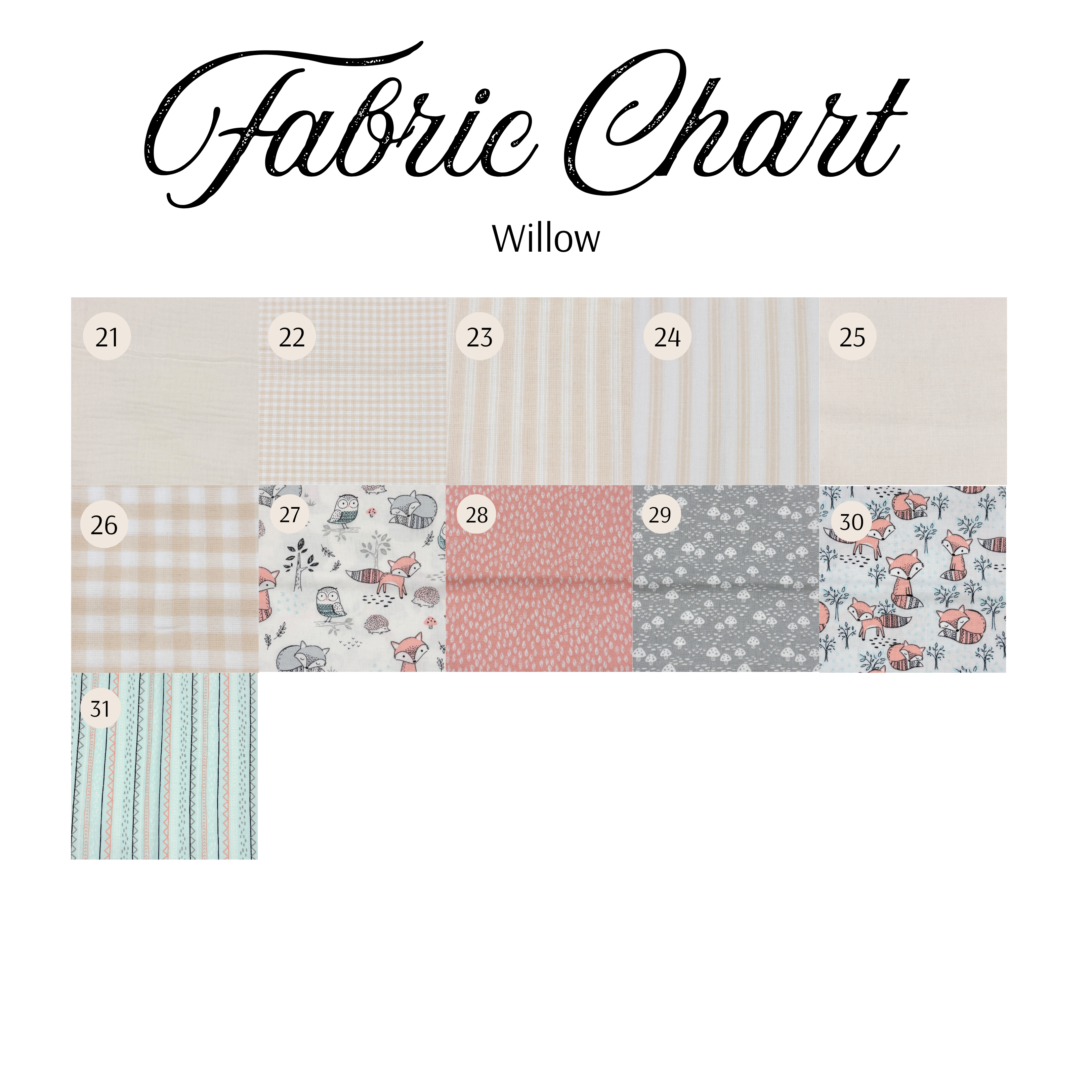 Custom Fabric Name Garland