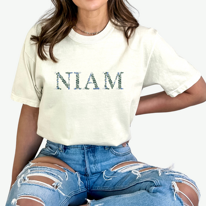 NIAM (mama) Embroidered Floral Tee