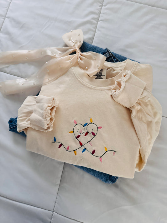 Hmong Heart Christmas Lights