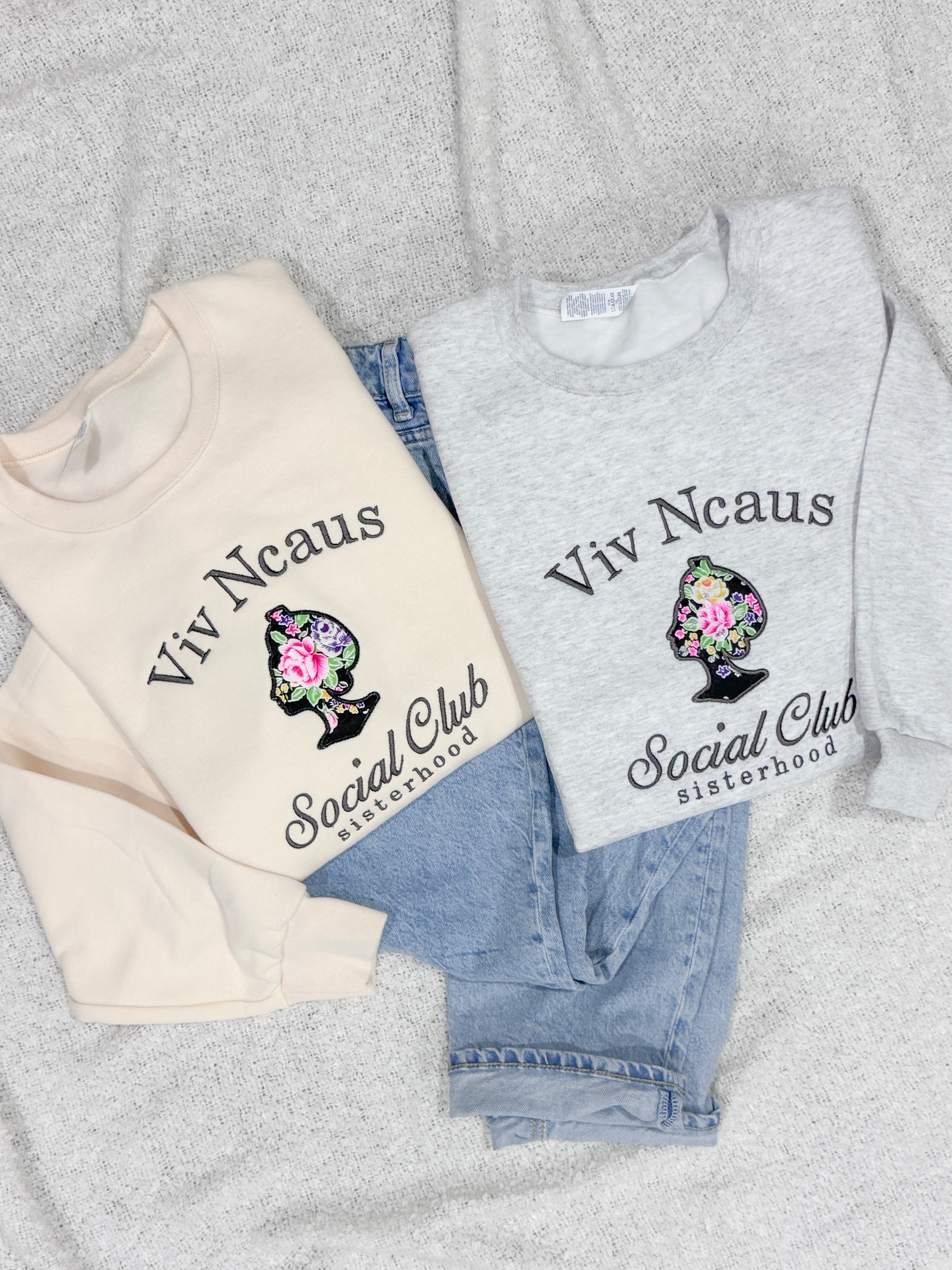 Viv Ncaus Social Club Crewneck- OCTOBER PRE-ORDER