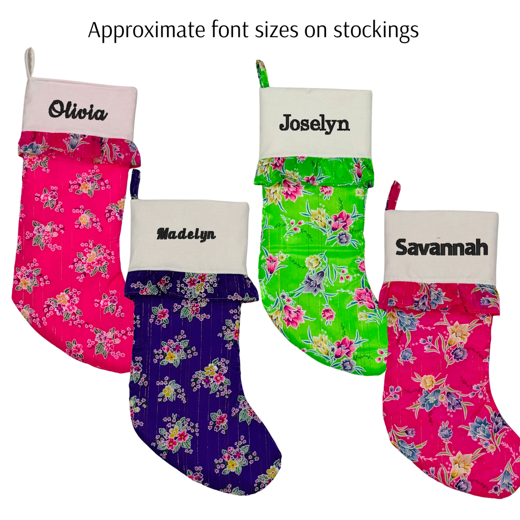 HMong Custom Christmas Stockings
