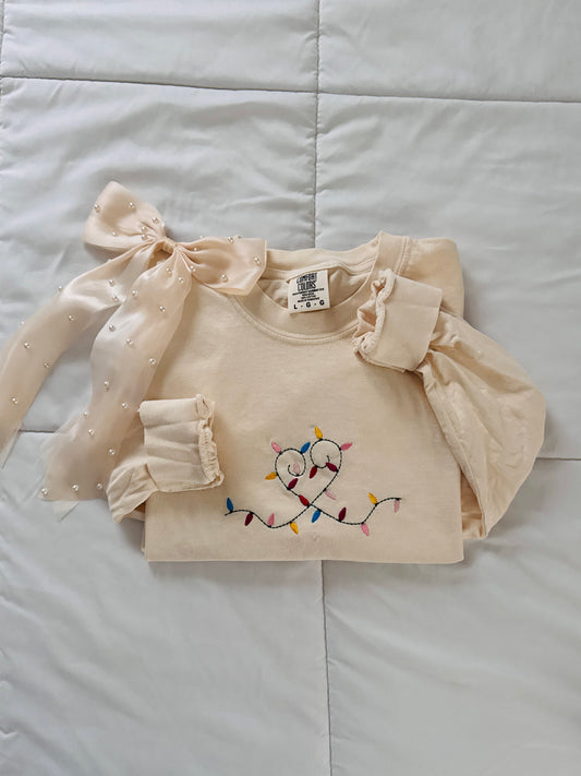 Hmong Heart Christmas Lights