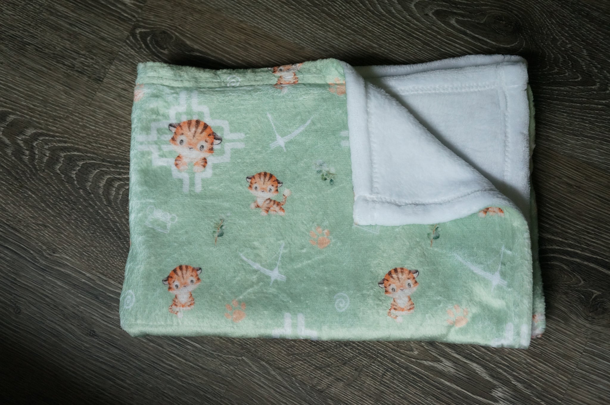 Tiger Cub Minky Blanket