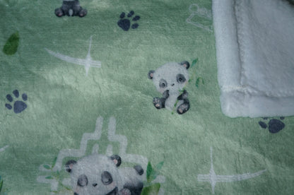 Panda Minky Blanket