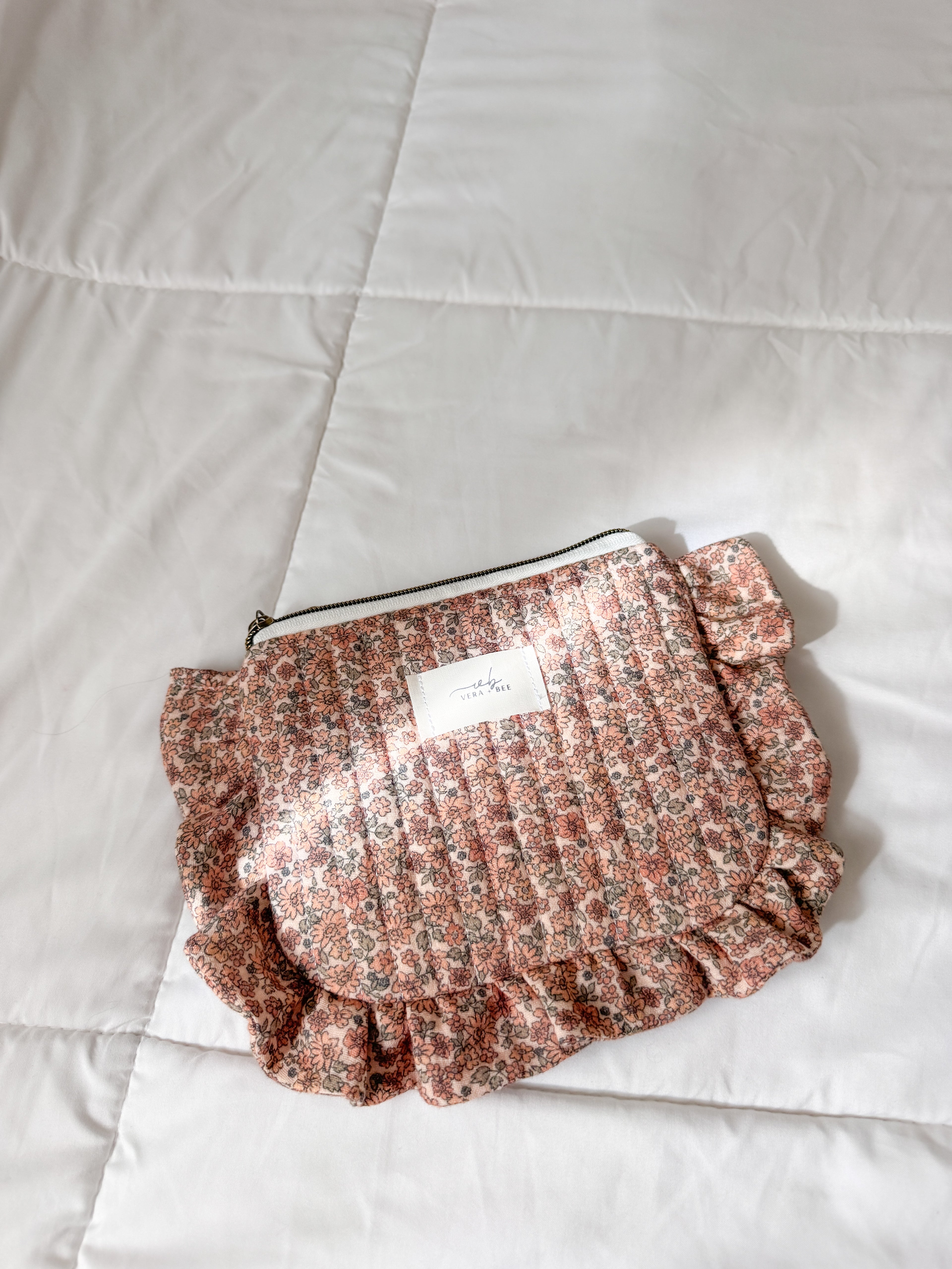 Ruffled Flat Pouch