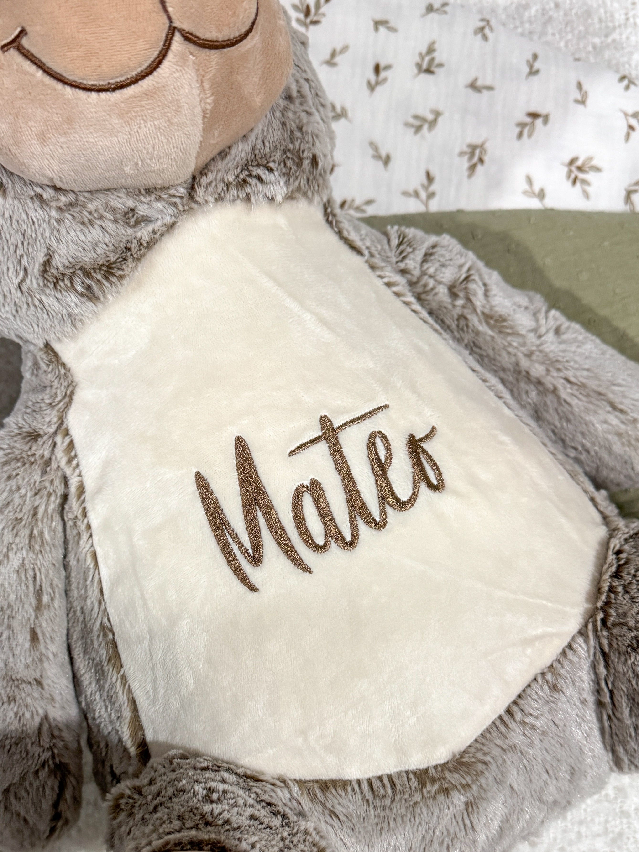 Personalized Embroidered Plush Animal - Buddy Bear