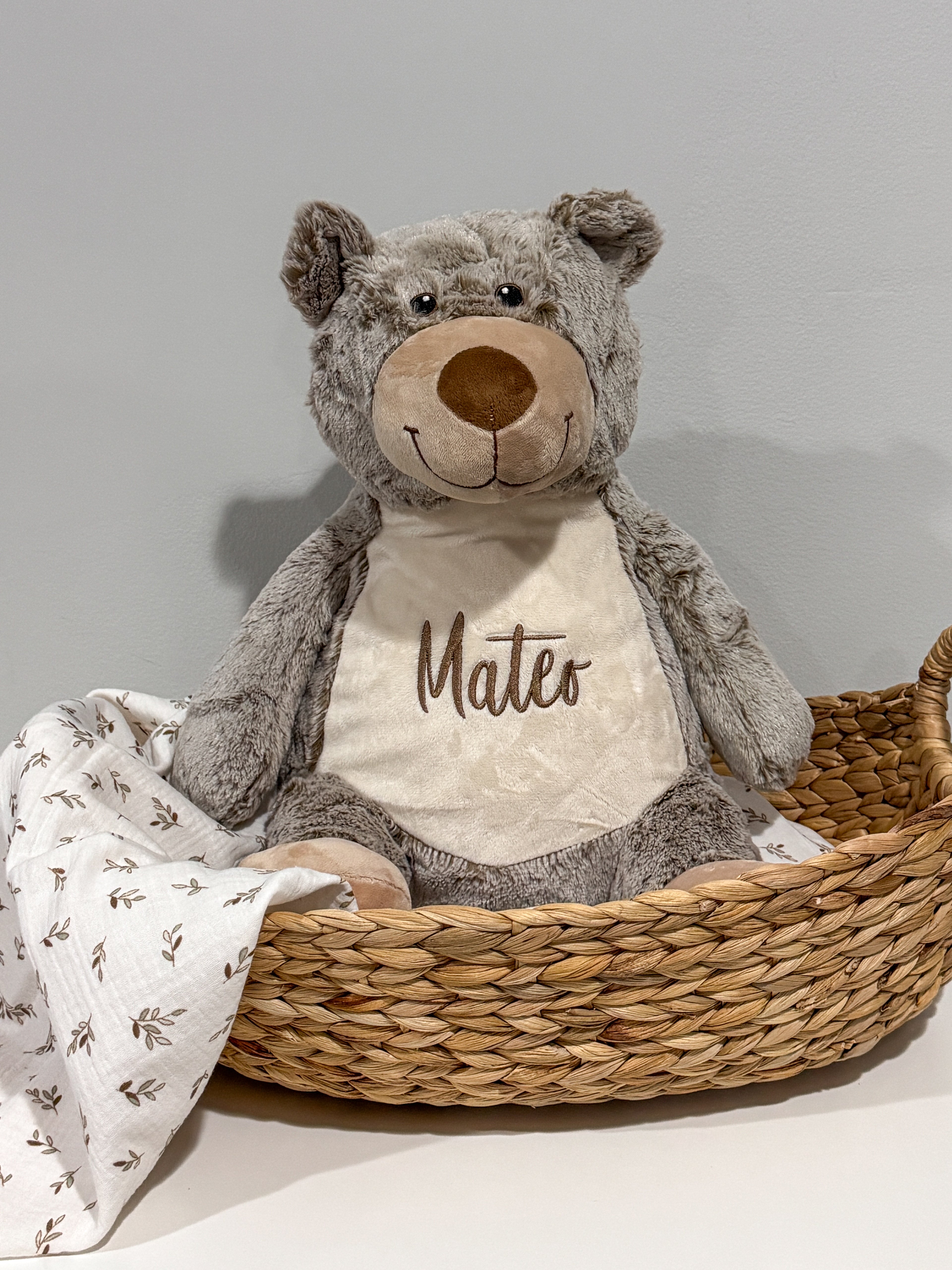 Personalized Embroidered Plush Animal - Buddy Bear