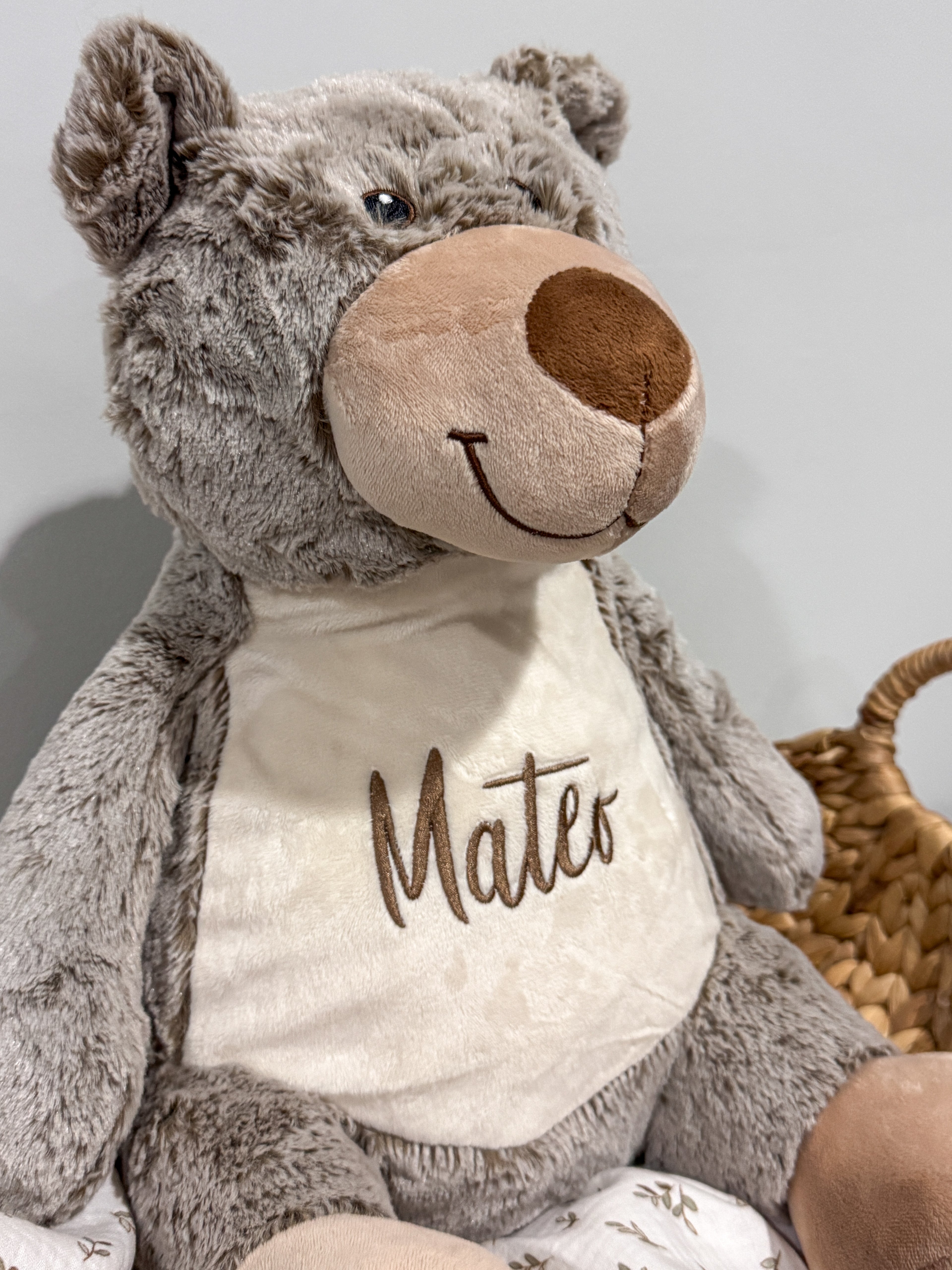 Personalized Embroidered Plush Animal - Buddy Bear