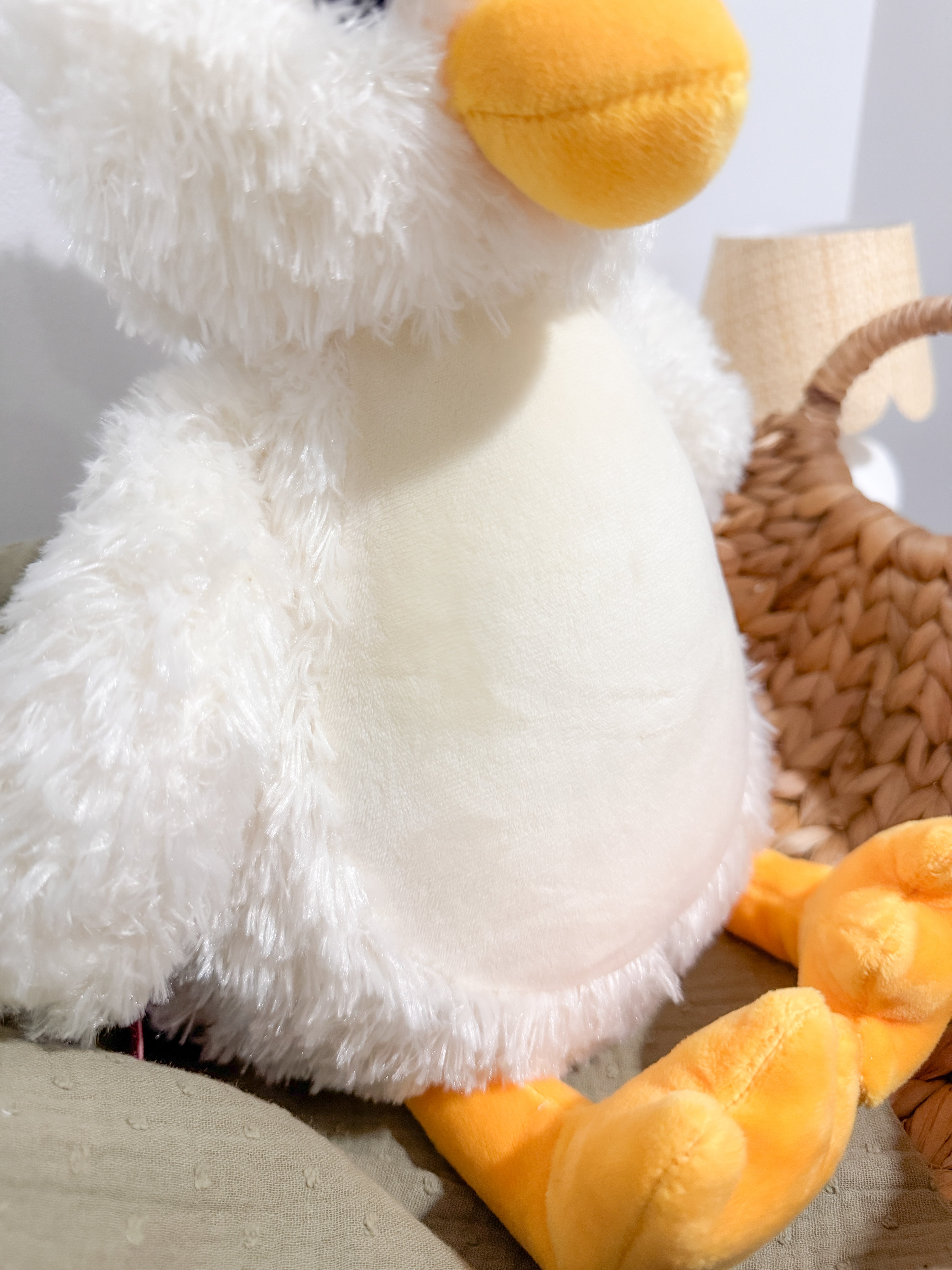 Personalized Embroidered Plush Animal - Baby Ducky