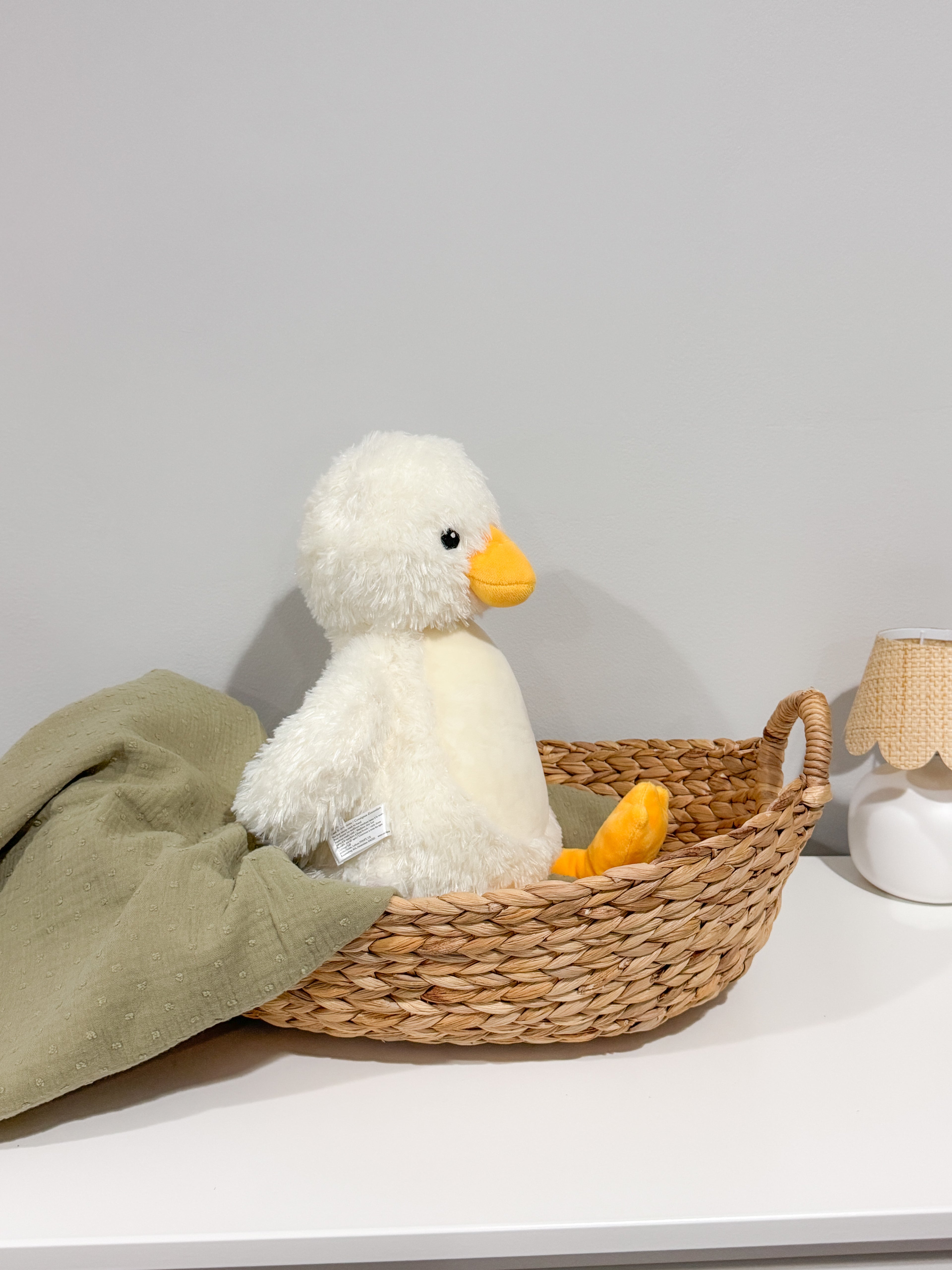 Personalized Embroidered Plush Animal - Baby Ducky