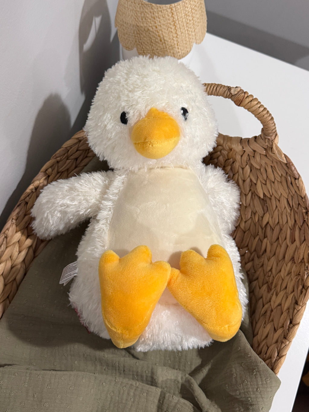 Personalized Embroidered Plush Animal - Baby Ducky