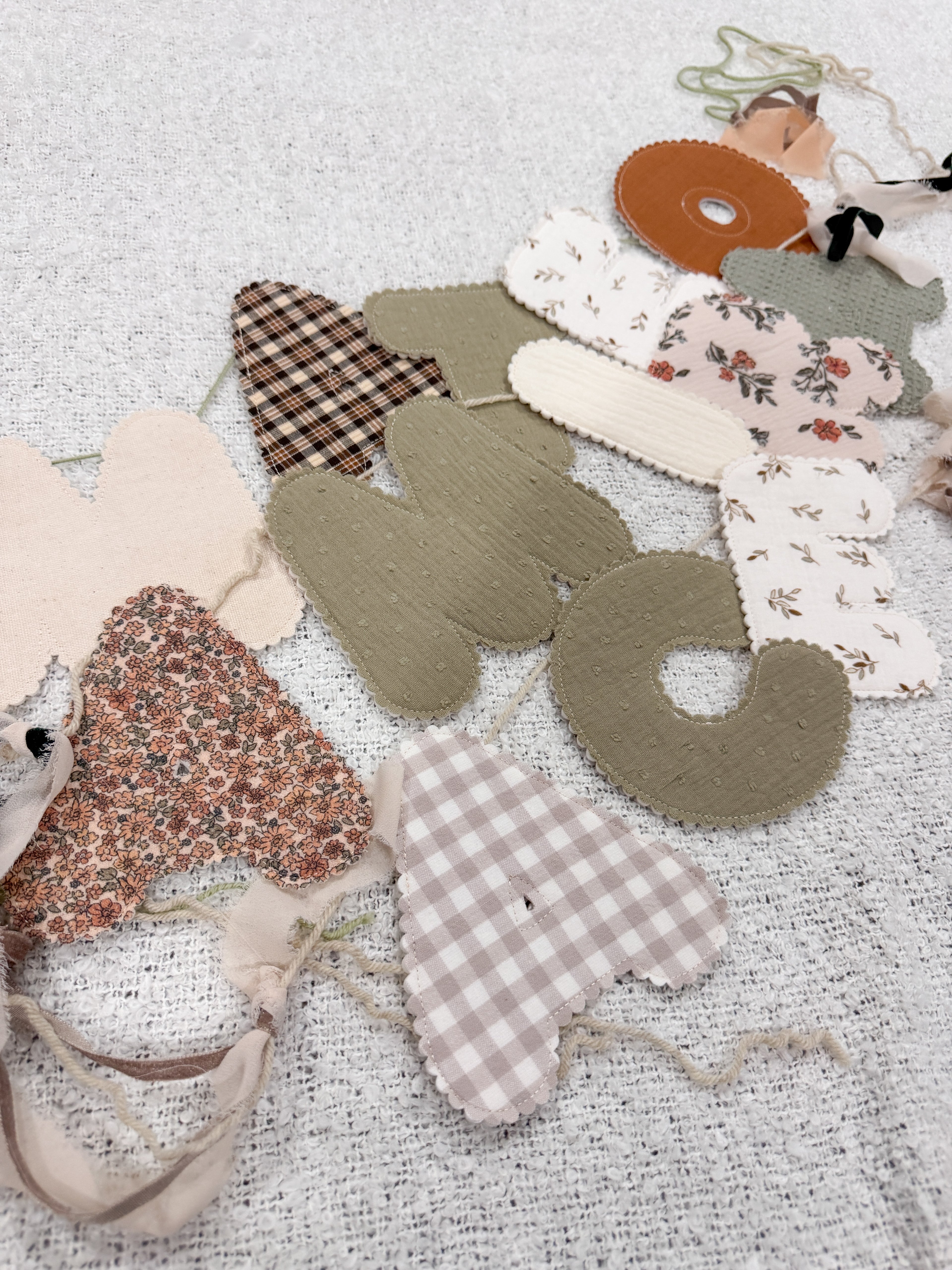 Custom Fabric Name Garland