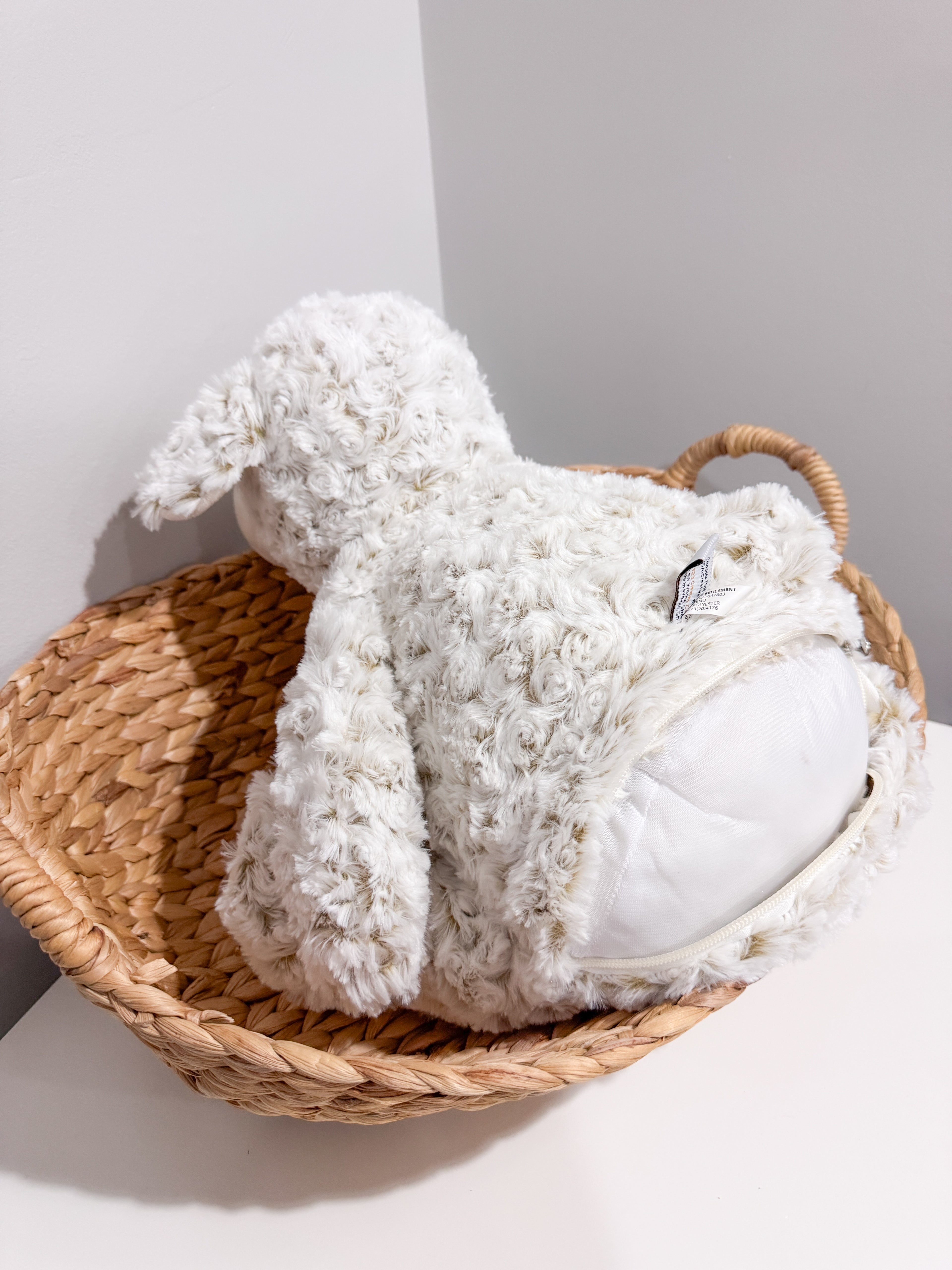 Personalized Embroidered Plush Animal - Clara Lamb