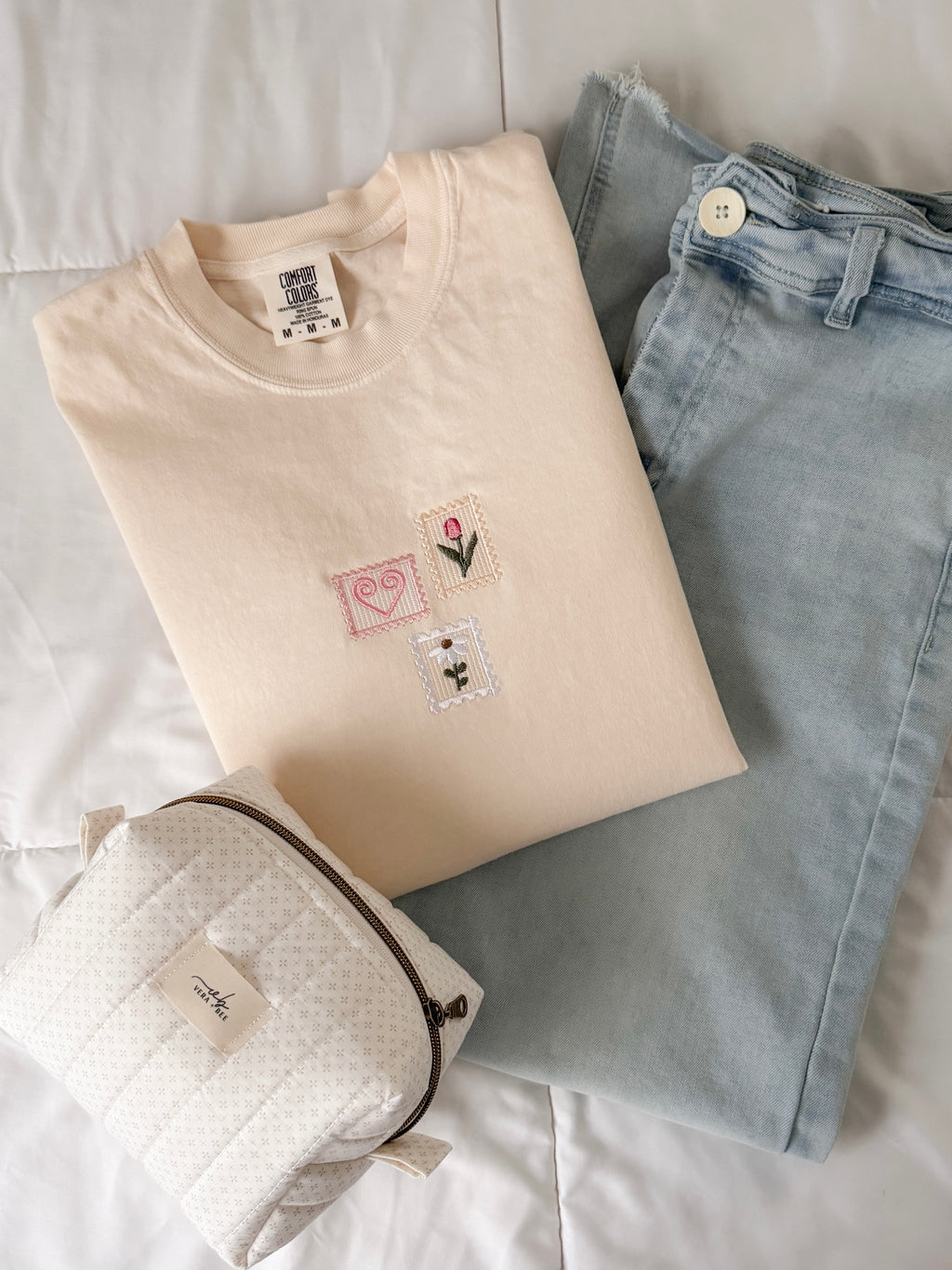 Ivory Postmark Tee