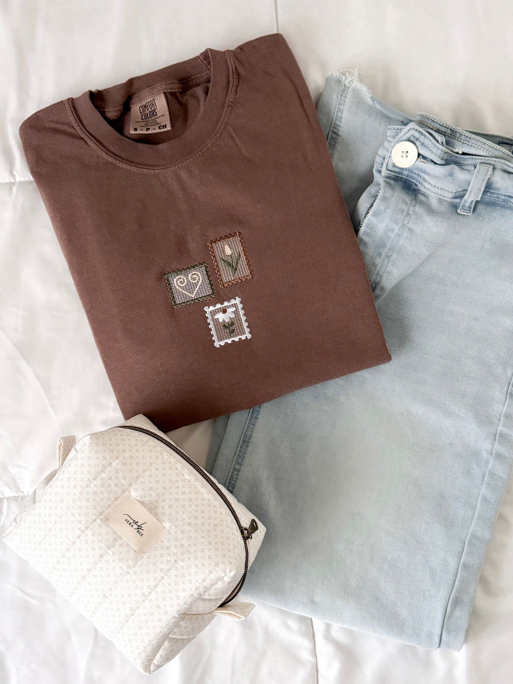 Brown Postmark Tee
