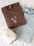 Brown Postmark Tee