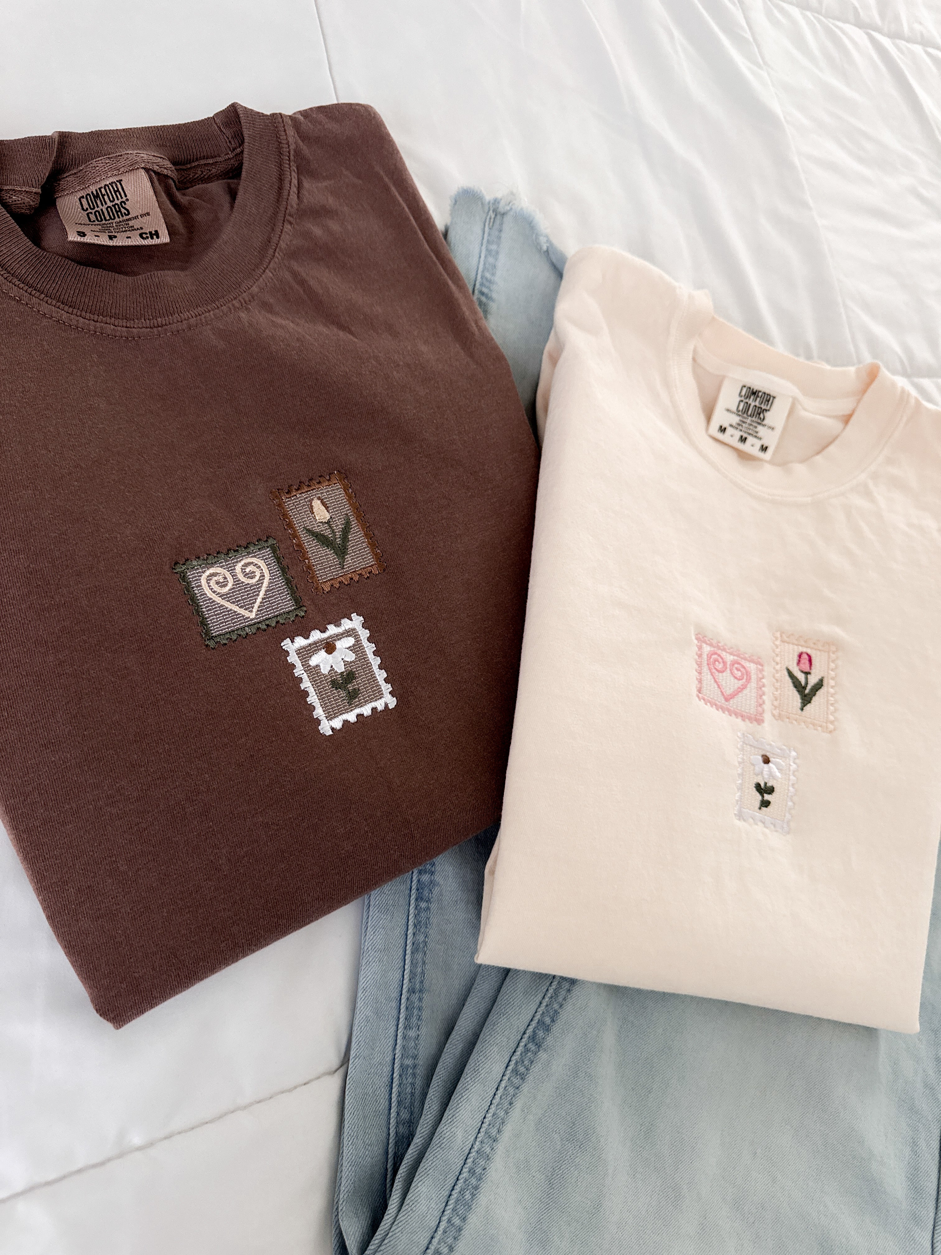 Brown Postmark Tee