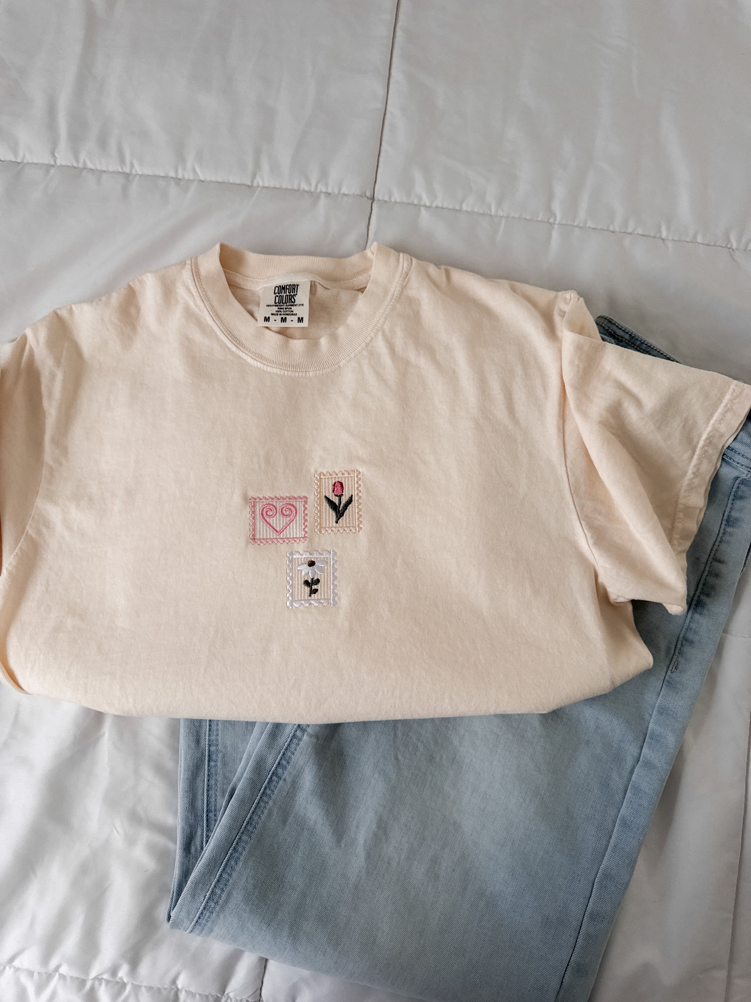 Ivory Postmark Tee