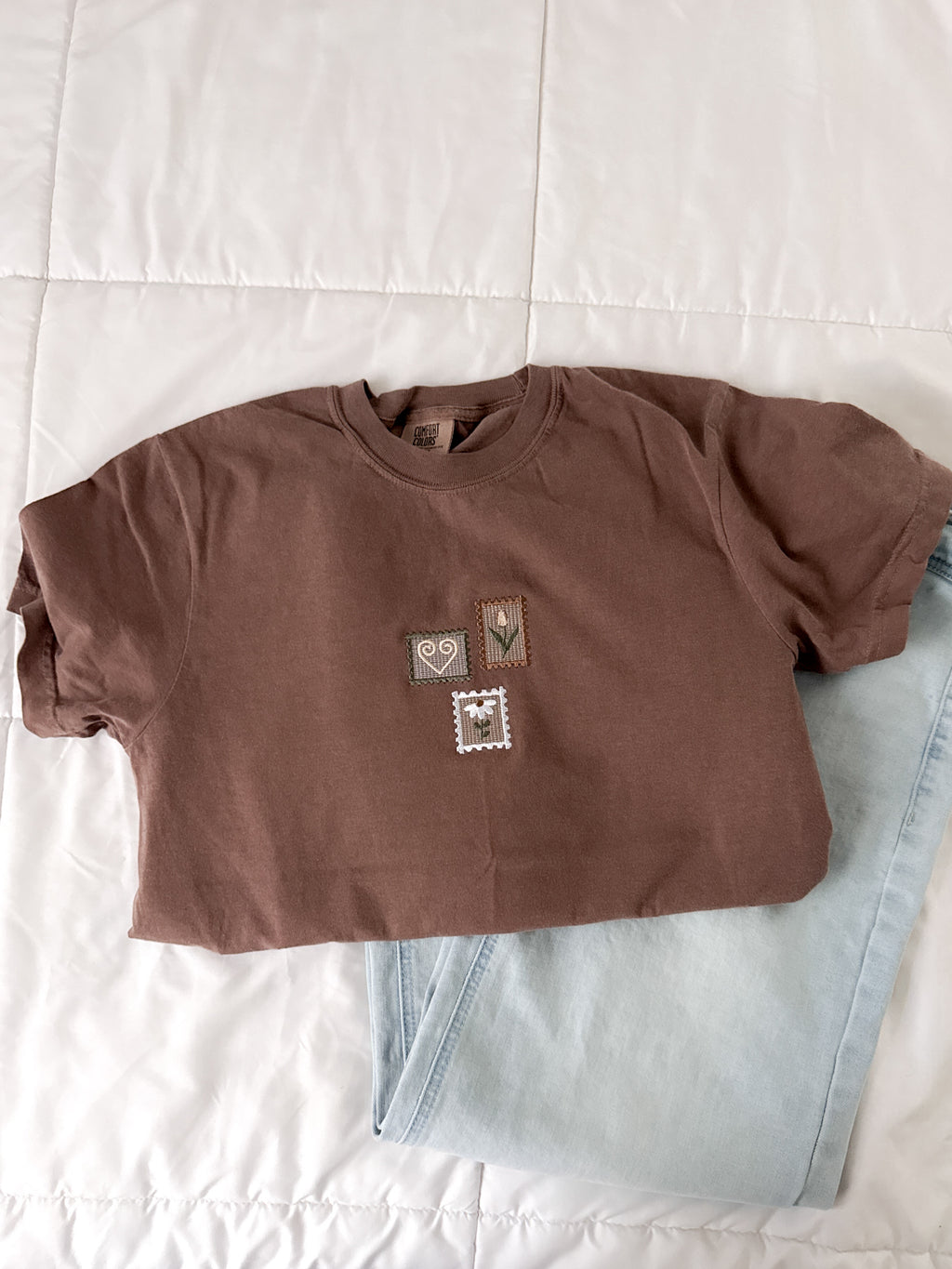 Brown Postmark Tee