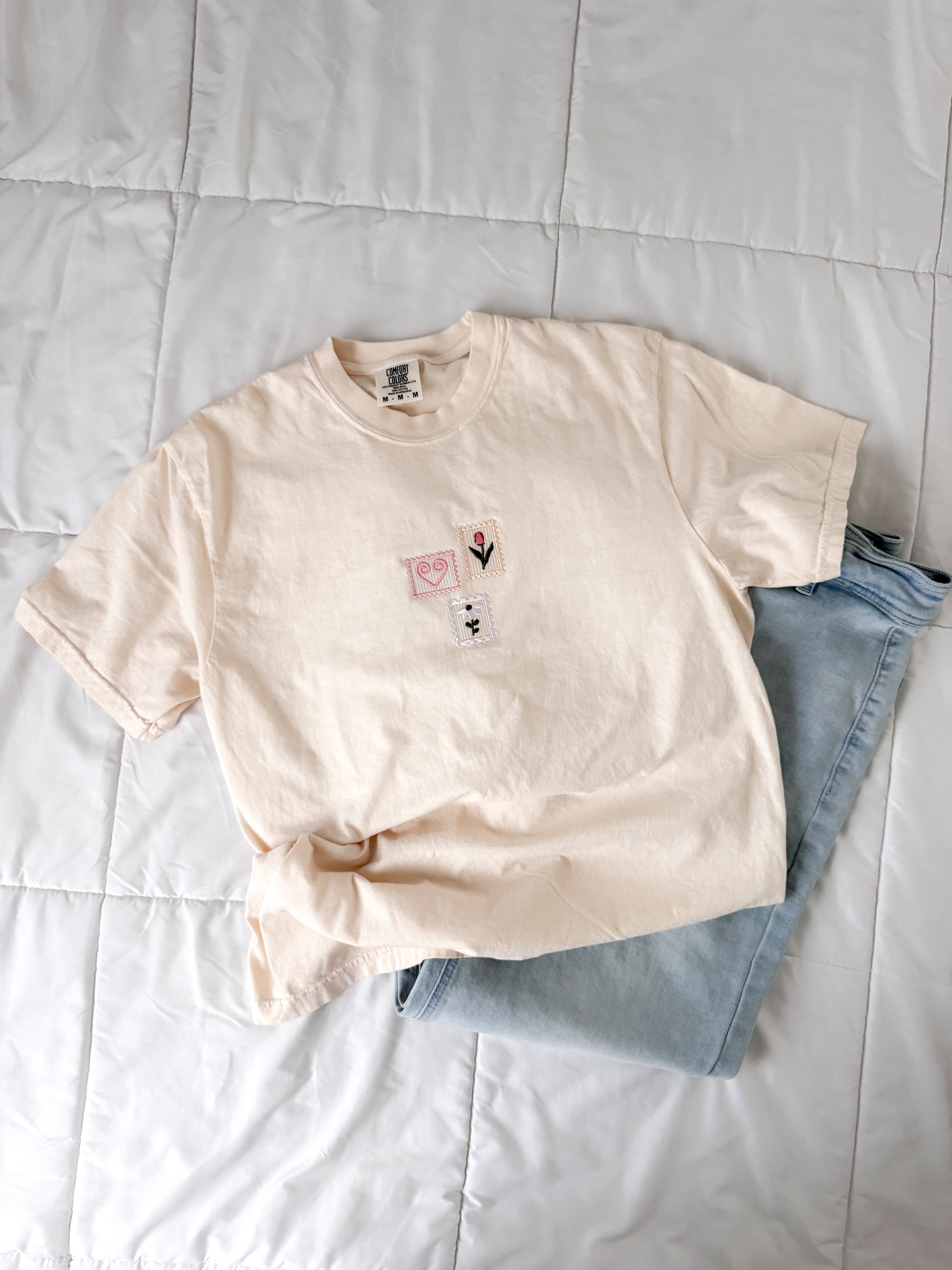 Ivory Postmark Tee