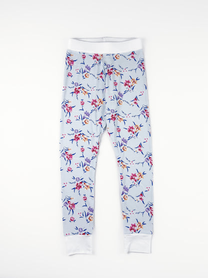 Blue Blossom Kids Two-Piece Bamboo Pajama