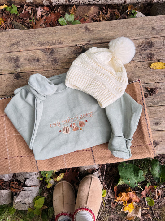 Caij Nplooj Zeeg (Fall) Crewneck