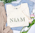 NIAM (mama) Embroidered Floral Tee