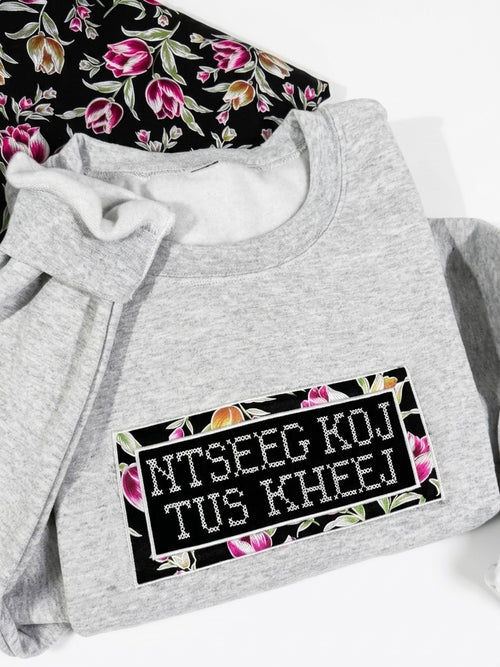 Custom Lis Loos Border Crewneck