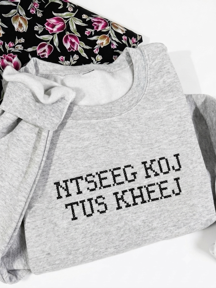 Custom Cross Stitch Crewneck