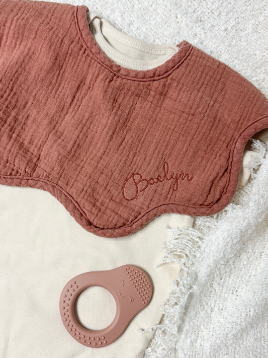 Personalized Muslin Bibs