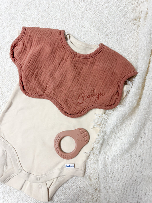 Personalized Muslin Bibs