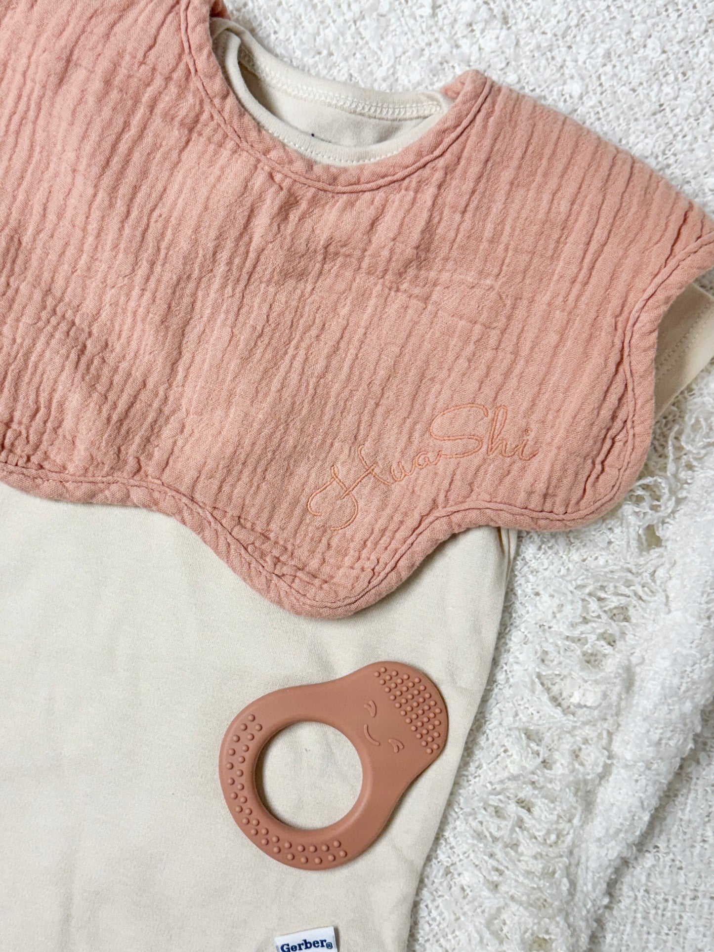 Personalized Muslin Bibs