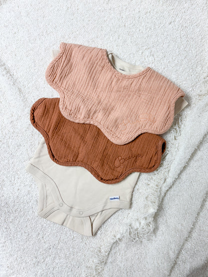 Personalized Muslin Bibs