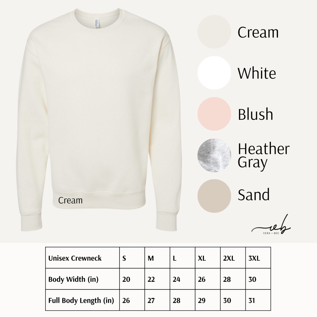 Custom Lis Loos Border Crewneck