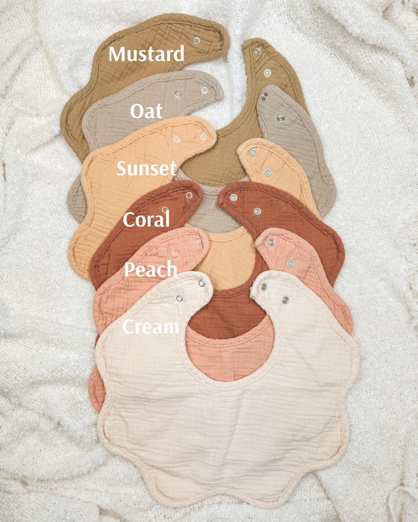 Personalized Muslin Bibs